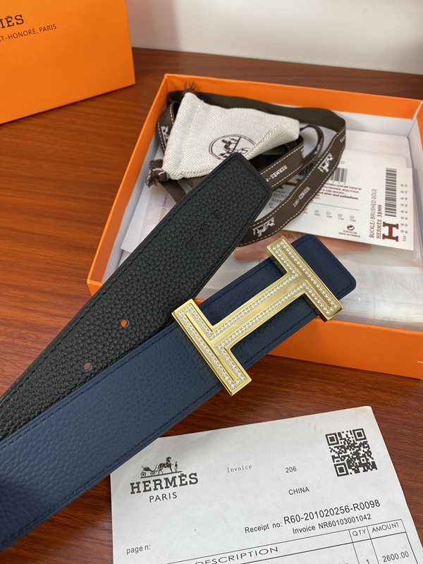 エルメス激安ベルト細部ディテール